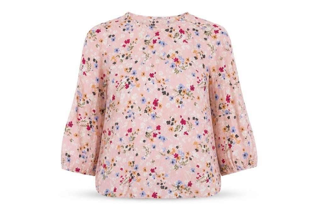 EDC Women's Multicoloured Floral Top M Casual Fashion