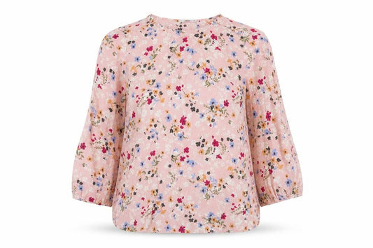 EDC Women's Multicoloured Floral Top M Casual Fashion