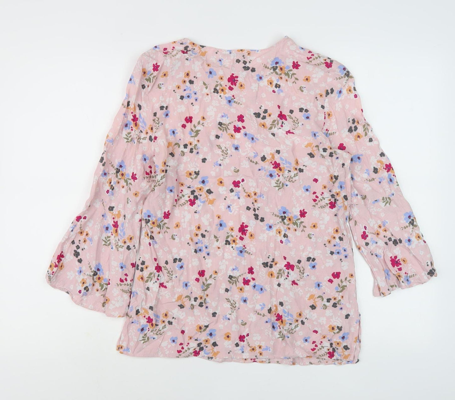 EDC Women's Multicoloured Floral Top M Casual Fashion