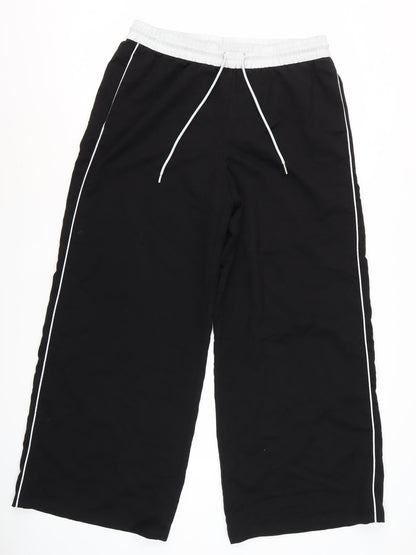 Divided Womens Black Jogger Trousers, Casual Size M,