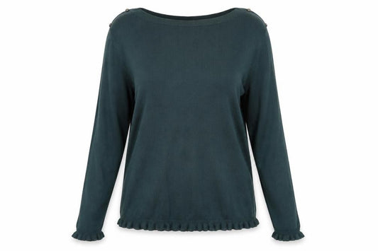 Wallis Women's Green Jumper Size 12