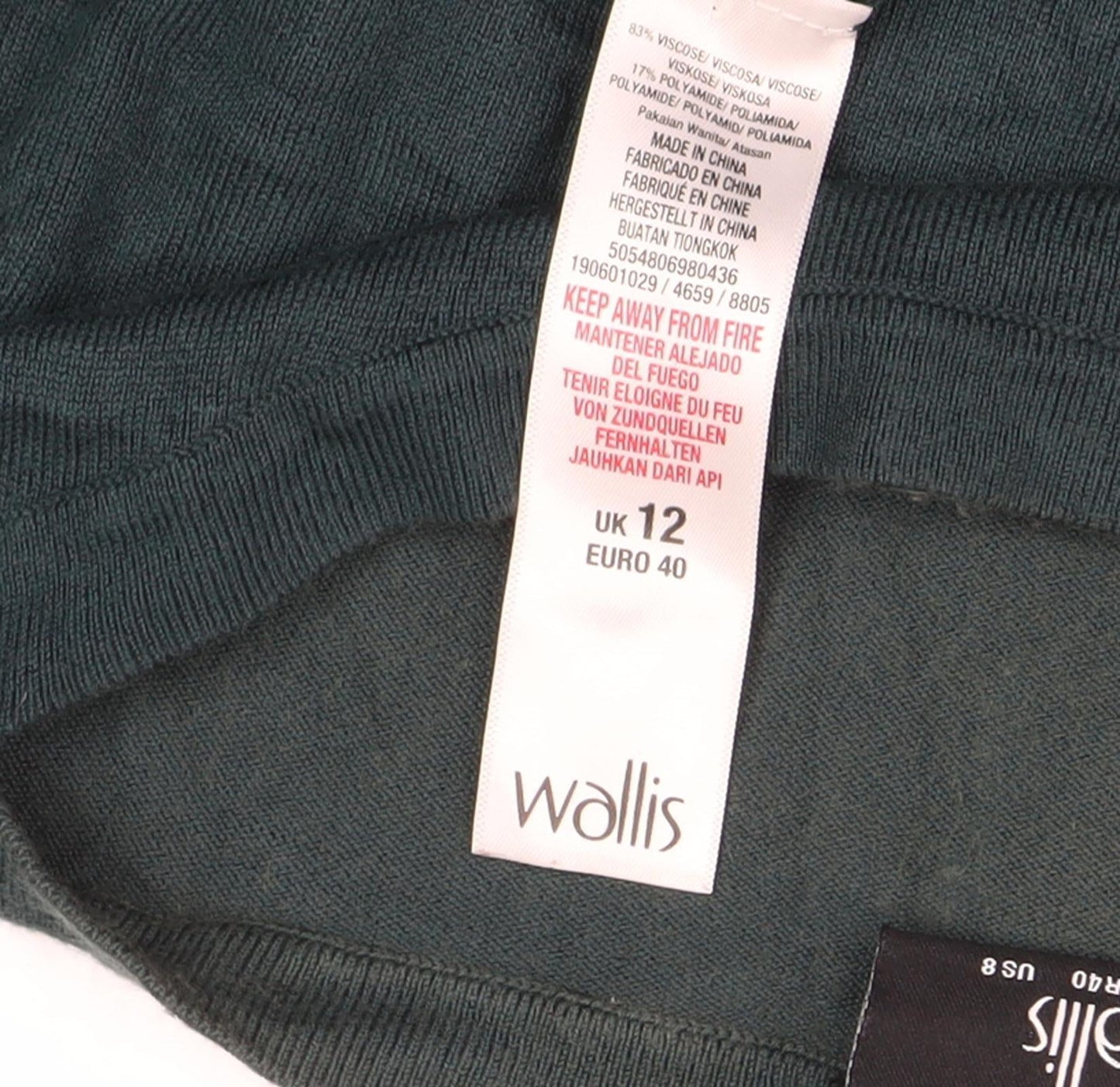 Wallis Women's Green Jumper Size 12