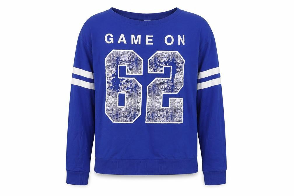 H&M Women's Blue Long Sleeve T-Shirt, Size S