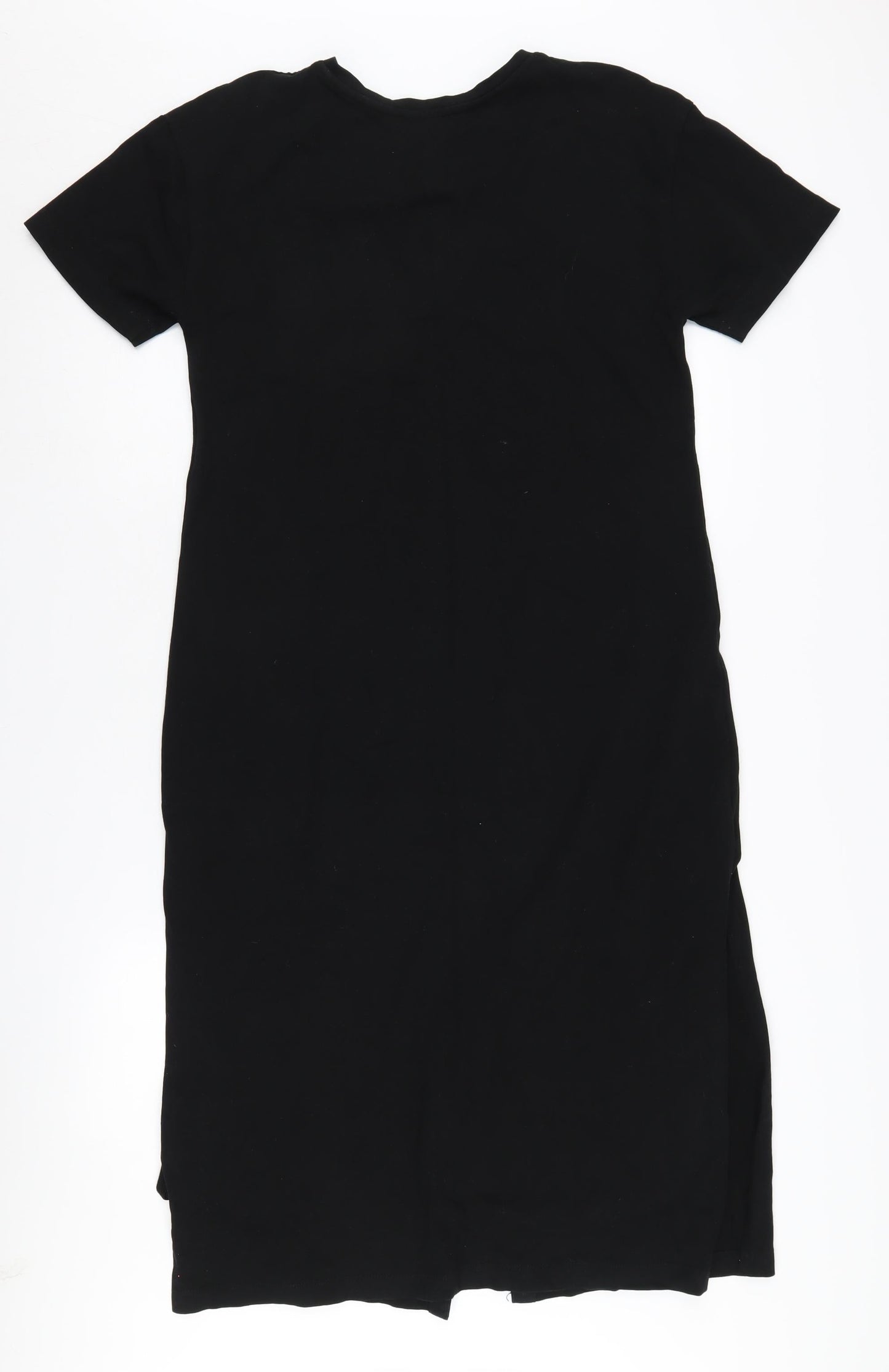 Zara Women's Black Midi Shirt Dress - Size S
