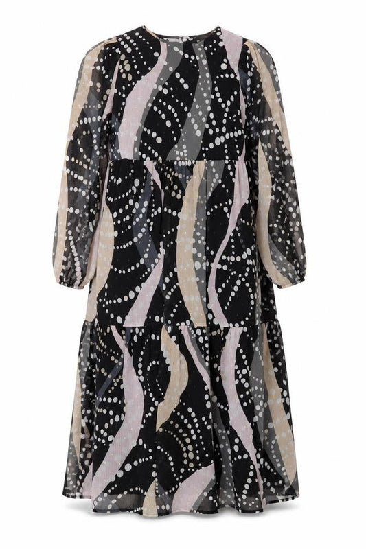 Oliver Bonas Women’s Geometric Long Sleeve Dress