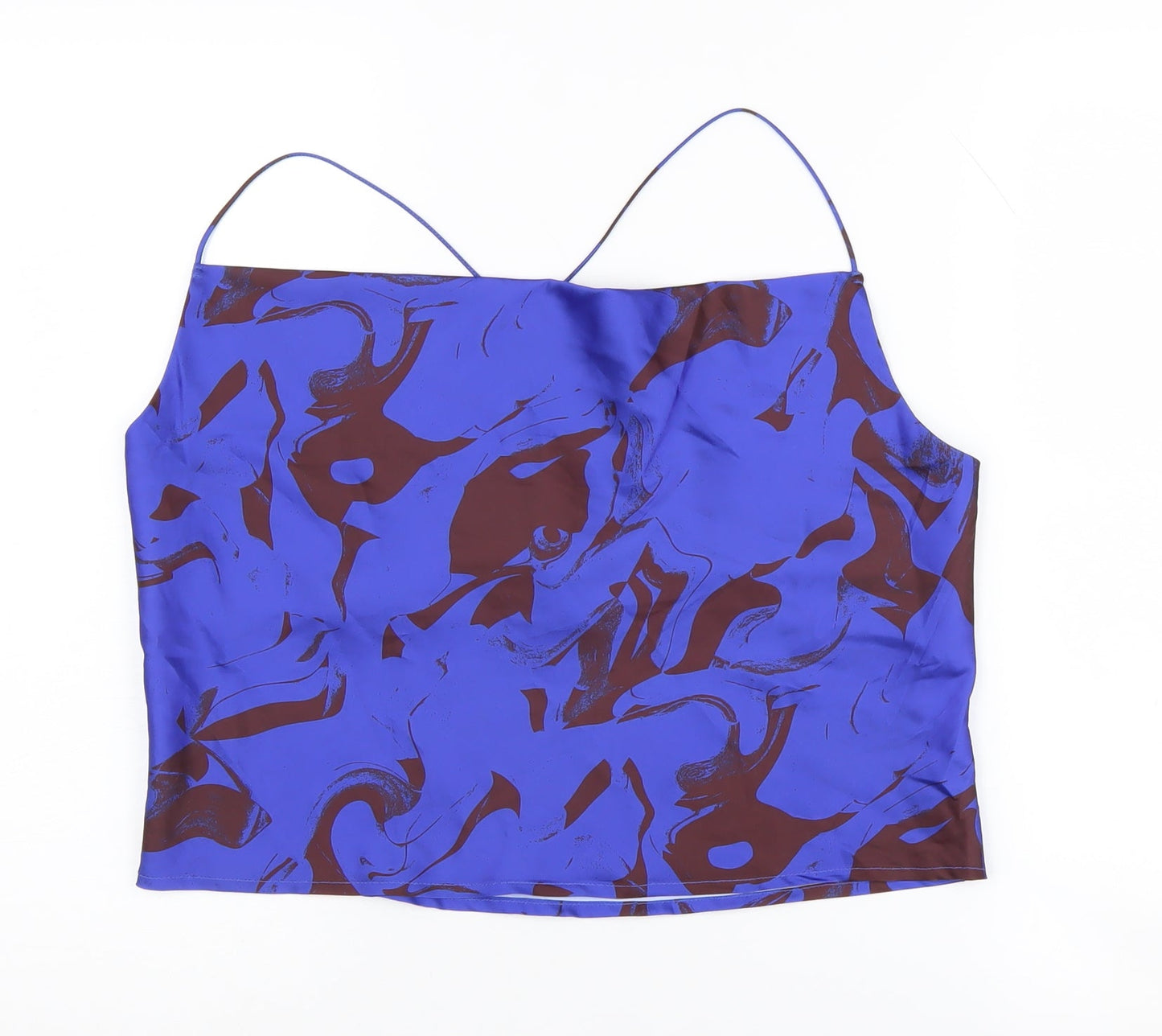 Monki Women's Blue Camisole Tank Top - Size M