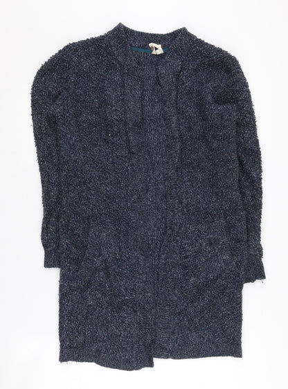 White Stuff Women's Blue Knit Cardigan Size 8