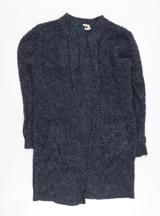 White Stuff Women's Blue Knit Cardigan Size 8