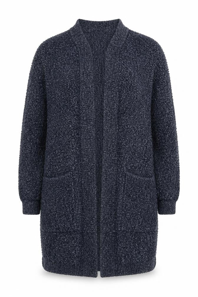 White Stuff Women's Blue Knit Cardigan Size 8