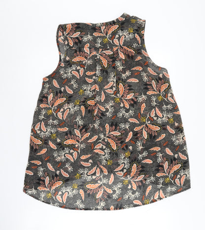 H&M Women's Multicoloured Floral Blouse, Size 8