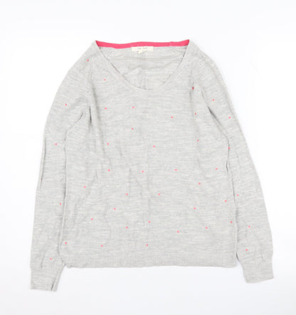 White Stuff Women's Grey Pullover Jumper Size 6