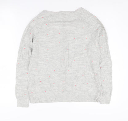 White Stuff Women's Grey Pullover Jumper Size 6