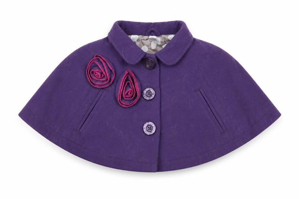 Marks & Spencer Purple Cape 12-18 Months Unisex Toddler