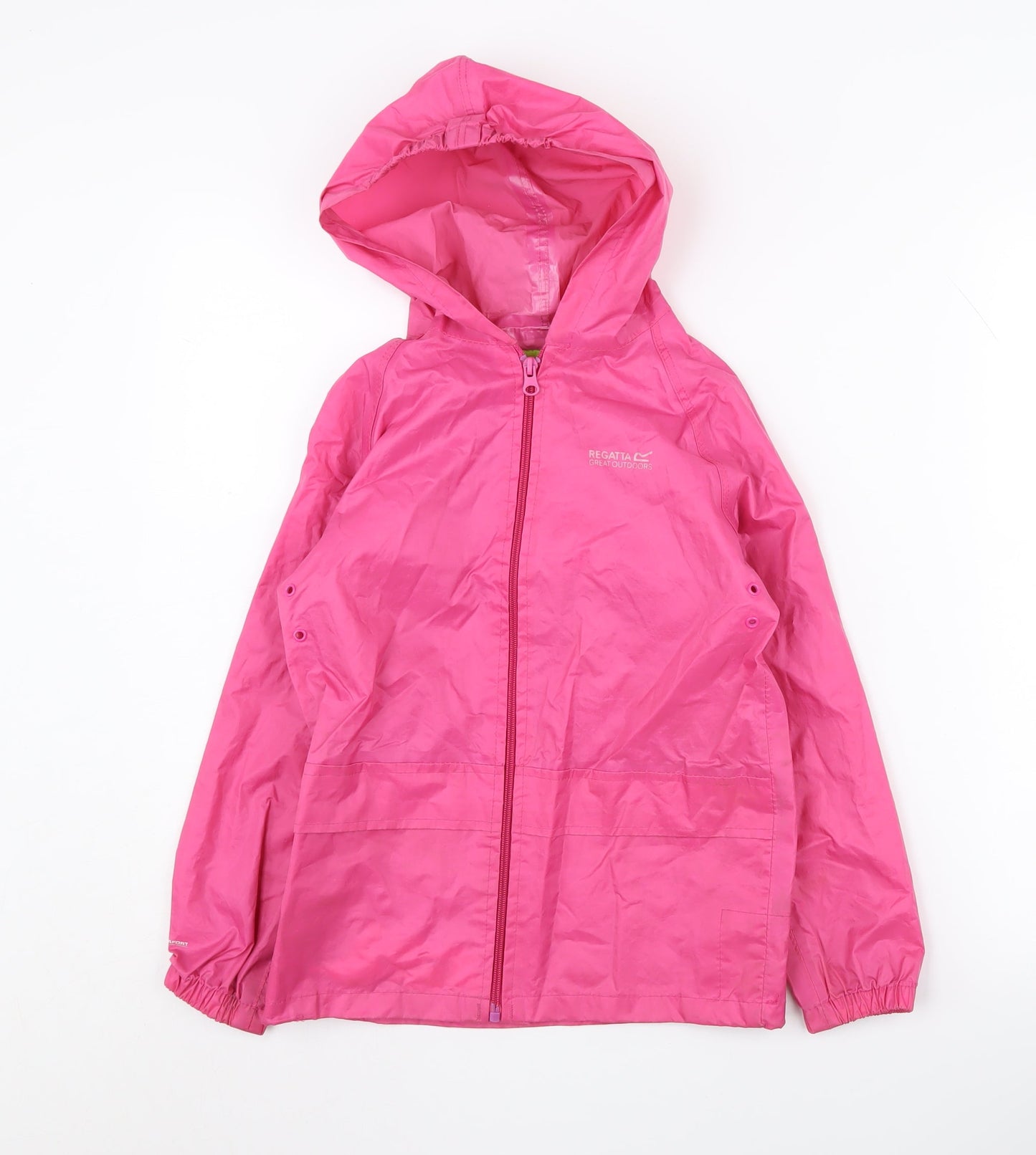 Regatta Girls Pink Windbreaker Jacket 7-8 Years