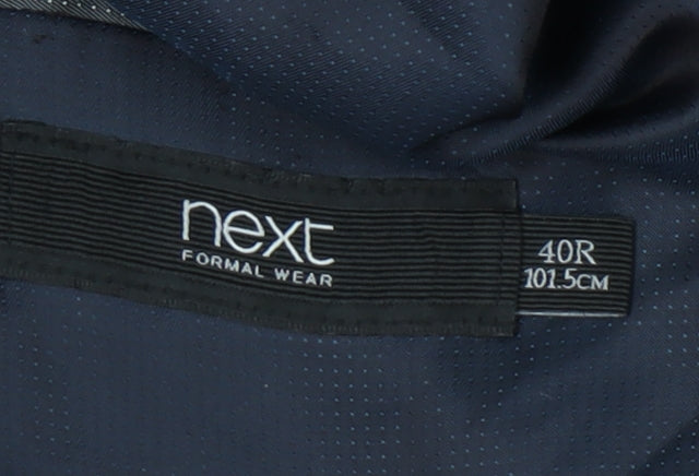 Next Men's Blue Blazer Jacket 40R Formal Wear