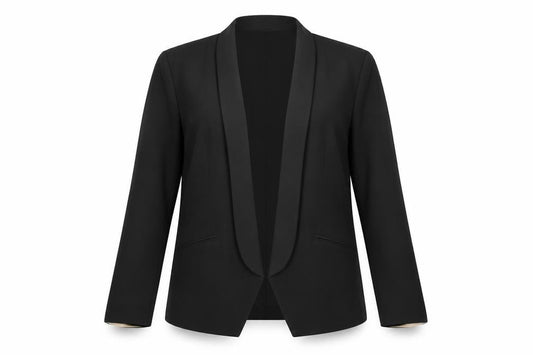 Marks & Spencer Women's Black Blazer Shawl Lapel Size 14