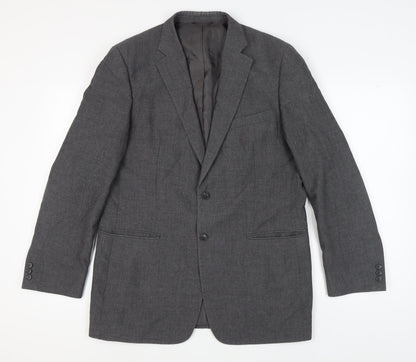 Jack Reid Men's Grey 42 Long Blazer, BHS Exclusive