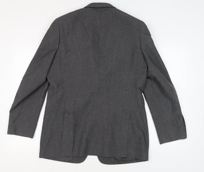 Jack Reid Men's Grey 42 Long Blazer, BHS Exclusive