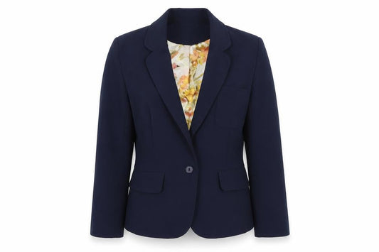 Awear Women's Blue Blazer, Size 10, Business Style