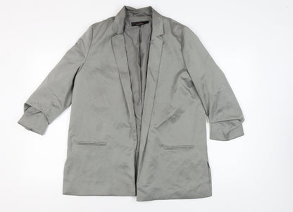Next Women's Grey Blazer, Size 14, Mid-Length