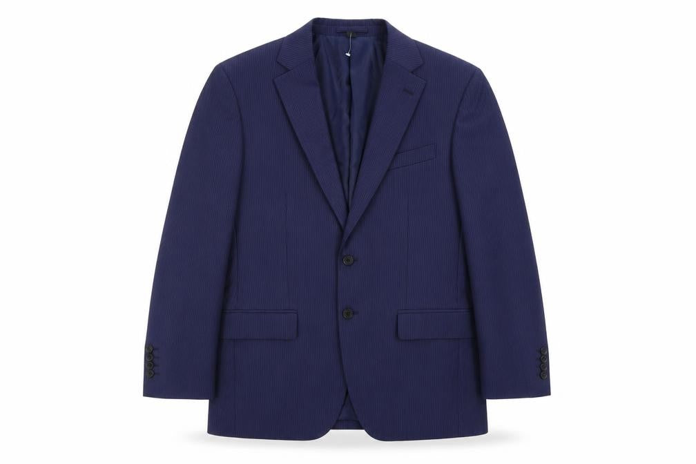 Marks & Spencer Men's Blue Suit Jacket - Size 40 Short