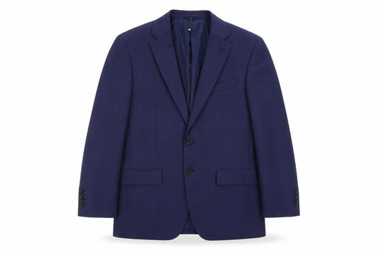Marks & Spencer Men's Blue Suit Jacket - Size 40 Short