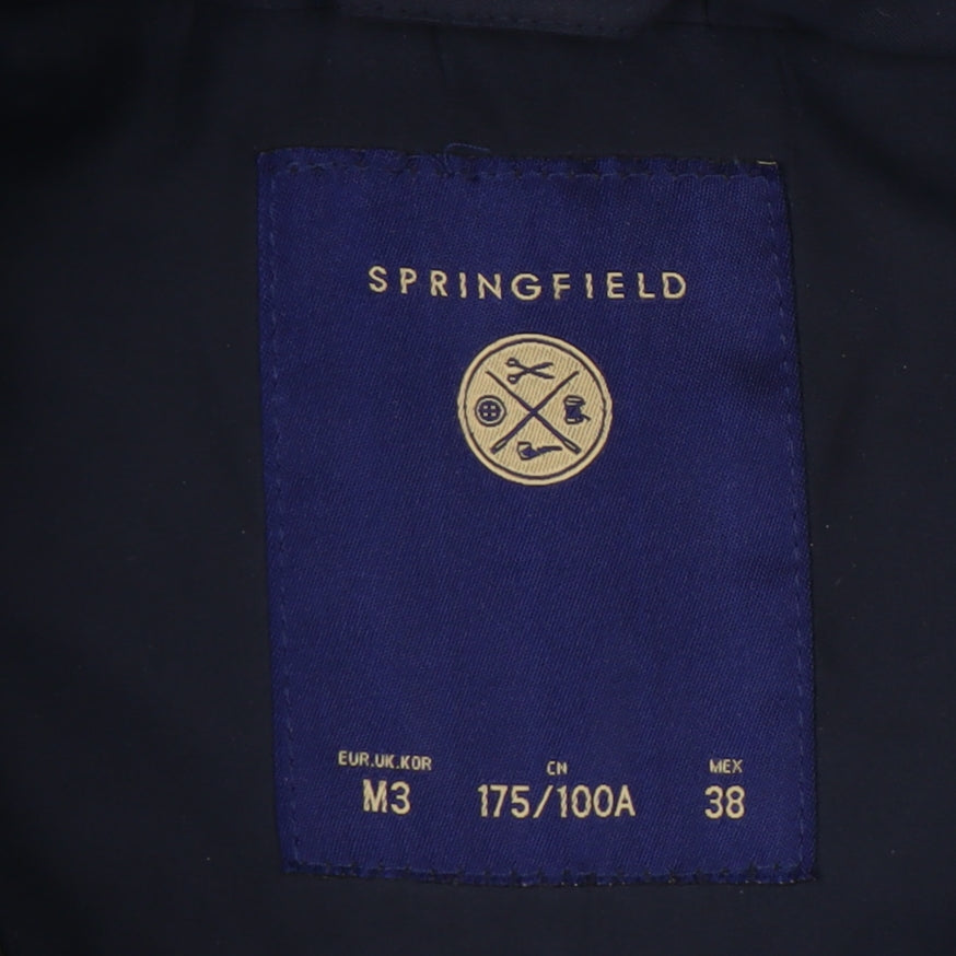 Springfield Men's Blue Hooded Waistcoat M