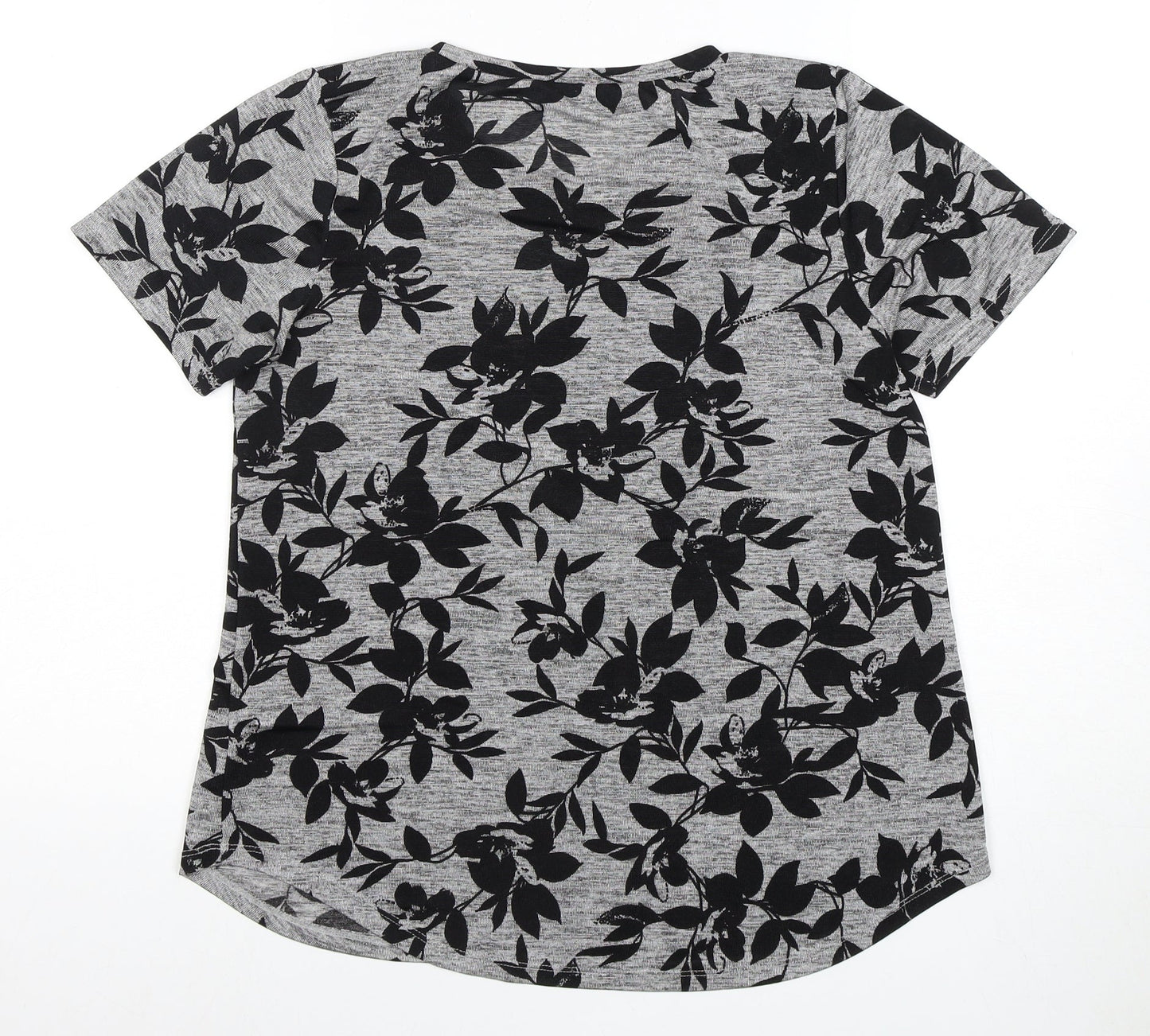 Oasis Women's Multicoloured Floral T-Shirt - Size 8