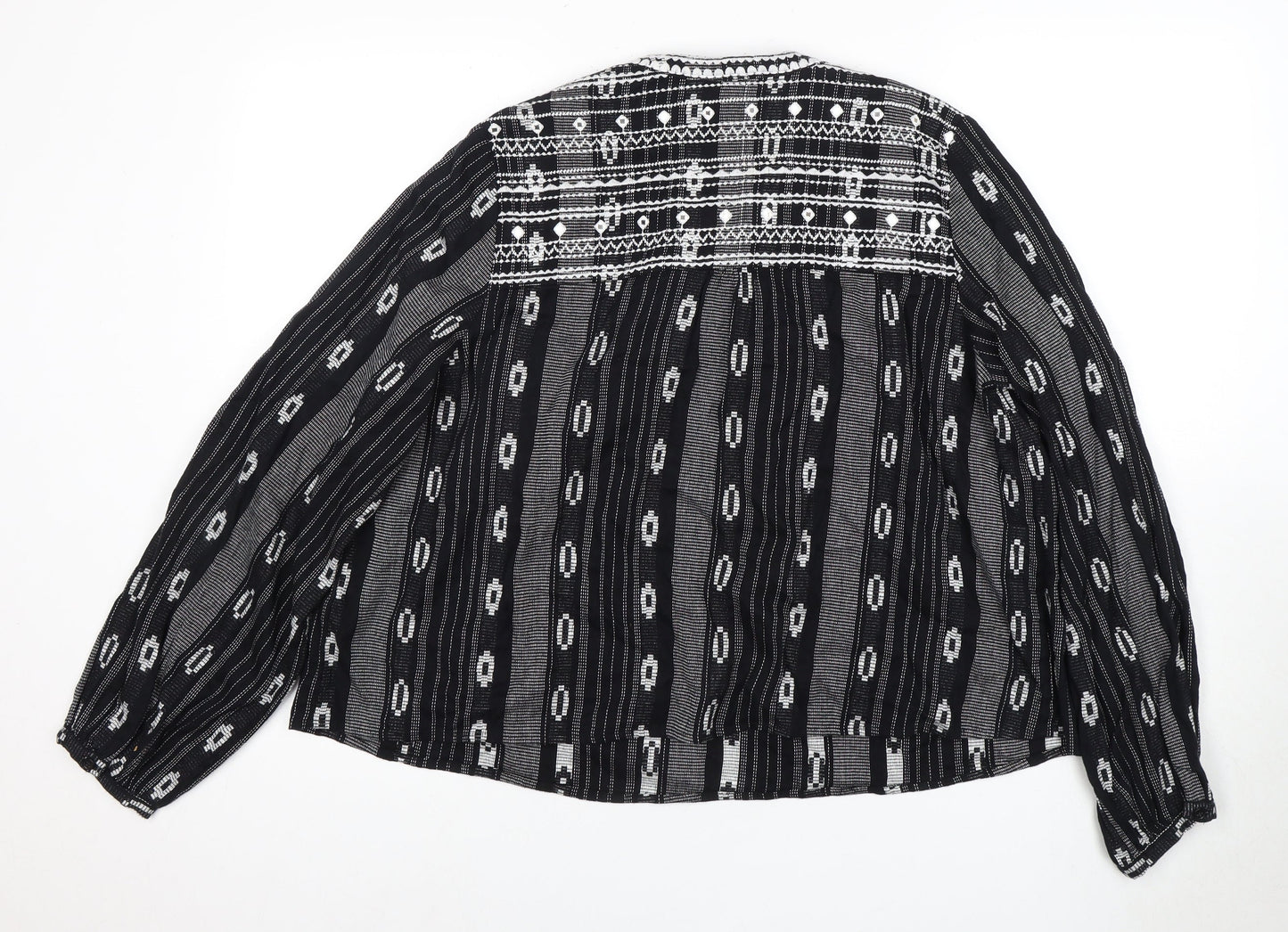 Marks and Spencer Women's Black Tunic Blouse Size 16