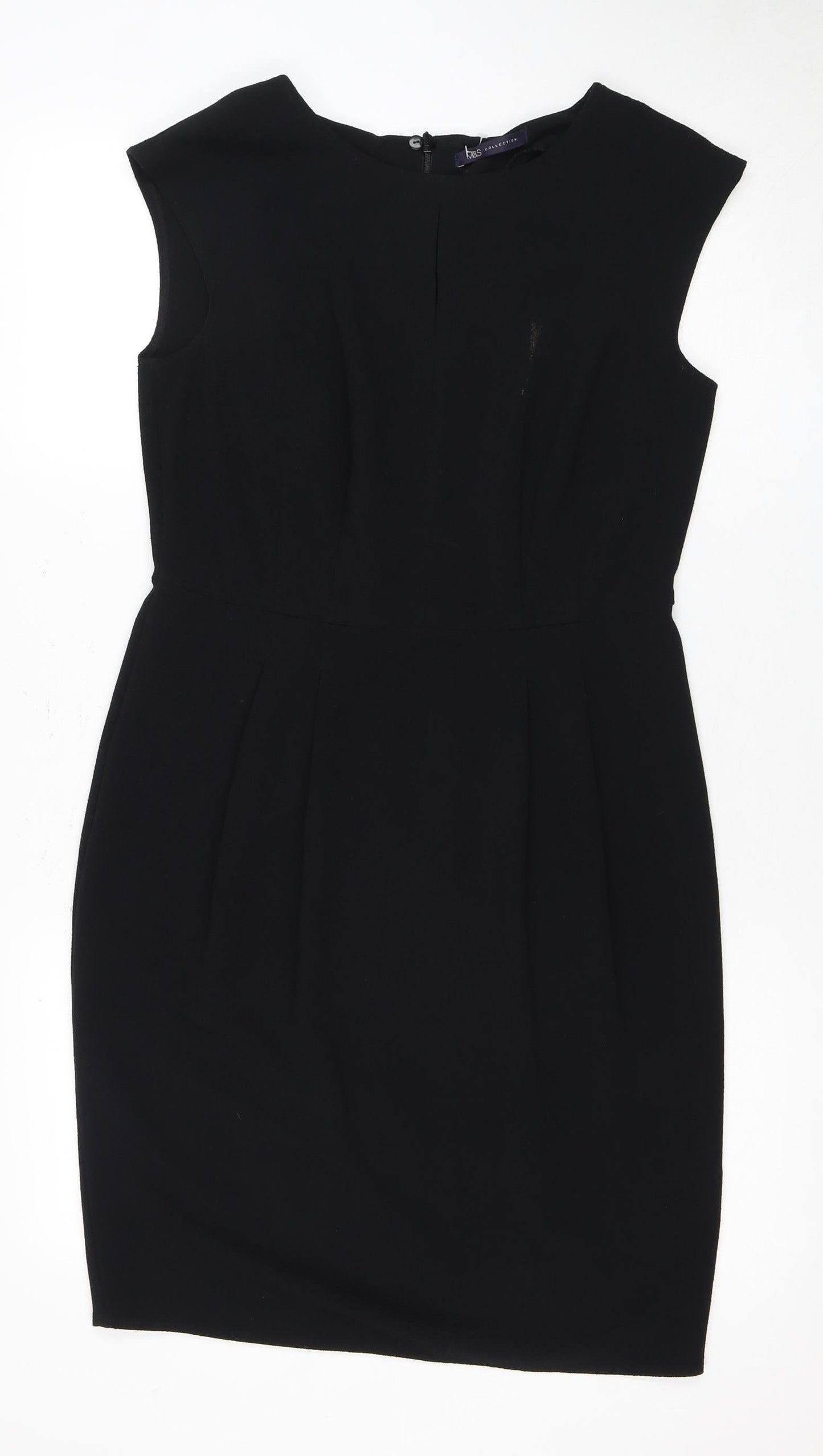 Marks and Spencer Women's Black Sheath Dress, Size 12