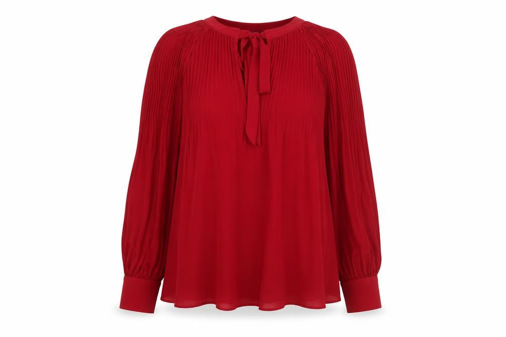 Crew Clothing Company Women's Red Blouse, Size 14