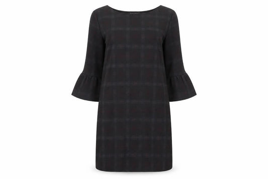Dorothy Perkins Women's Black Check Shift Dress Size 16