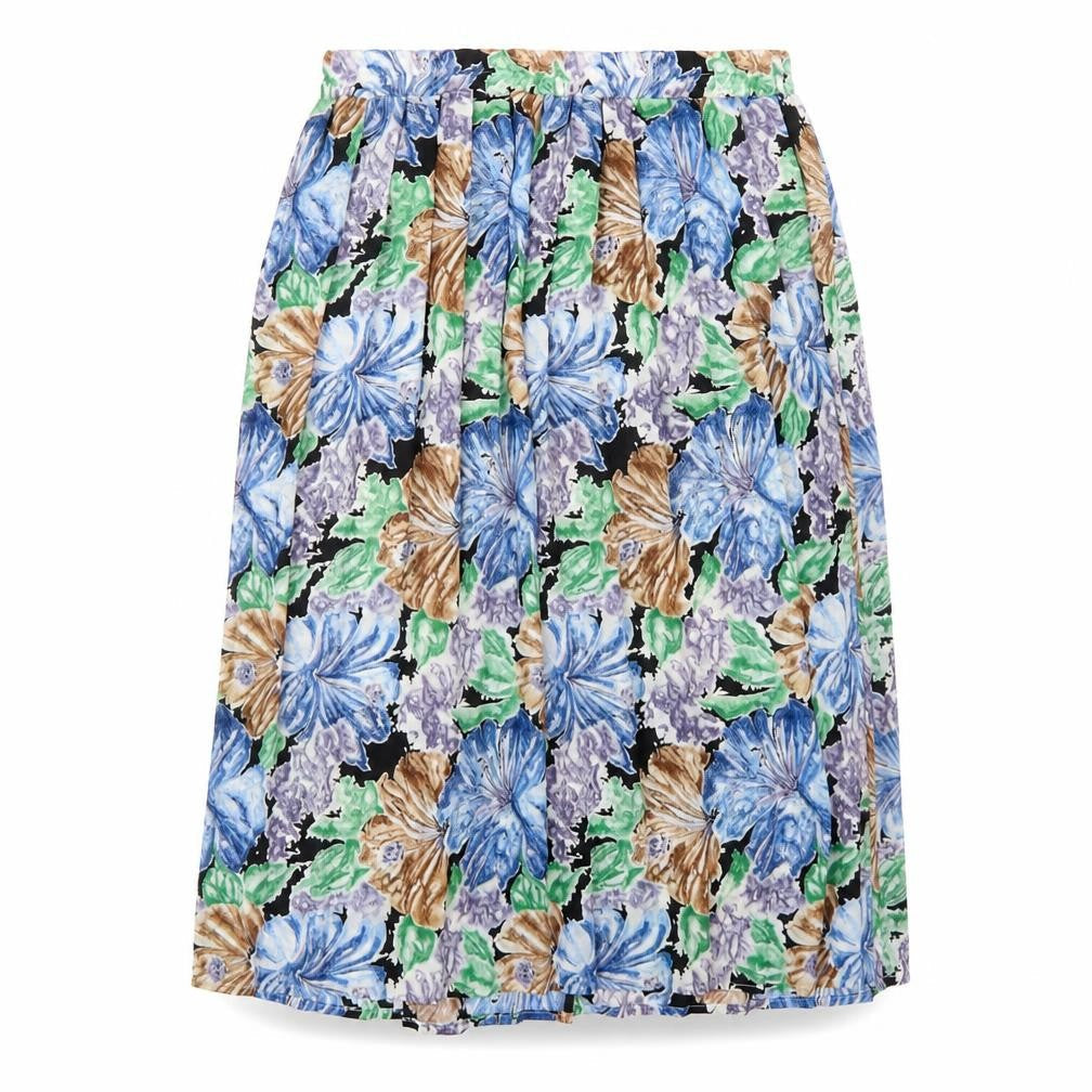 Canda Women's Multicoloured Floral Skirt Size 14