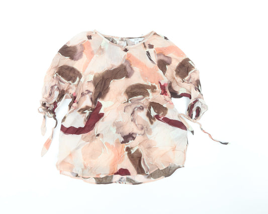 Next Women's Multicoloured Floral Blouse Size 10