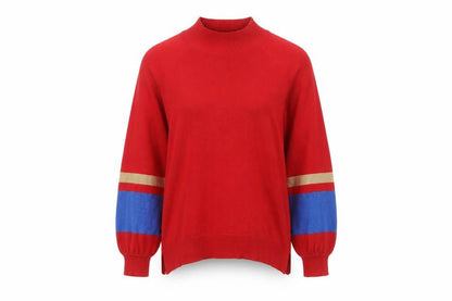 Next Women's Red Mock Neck Pullover Jumper, M