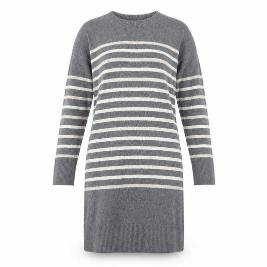 Gap Women's Grey Striped Jumper Dress, Size S, Classic Style