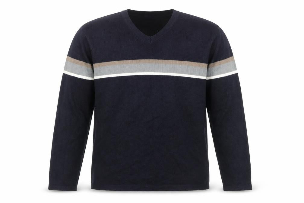 Tom Hagan XL Men's Black V-Neck Pullover Jumper