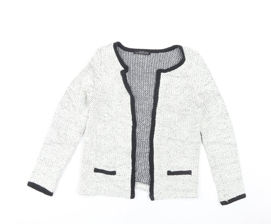 Zara Women’s White Basic Jacket - Classic Short Style