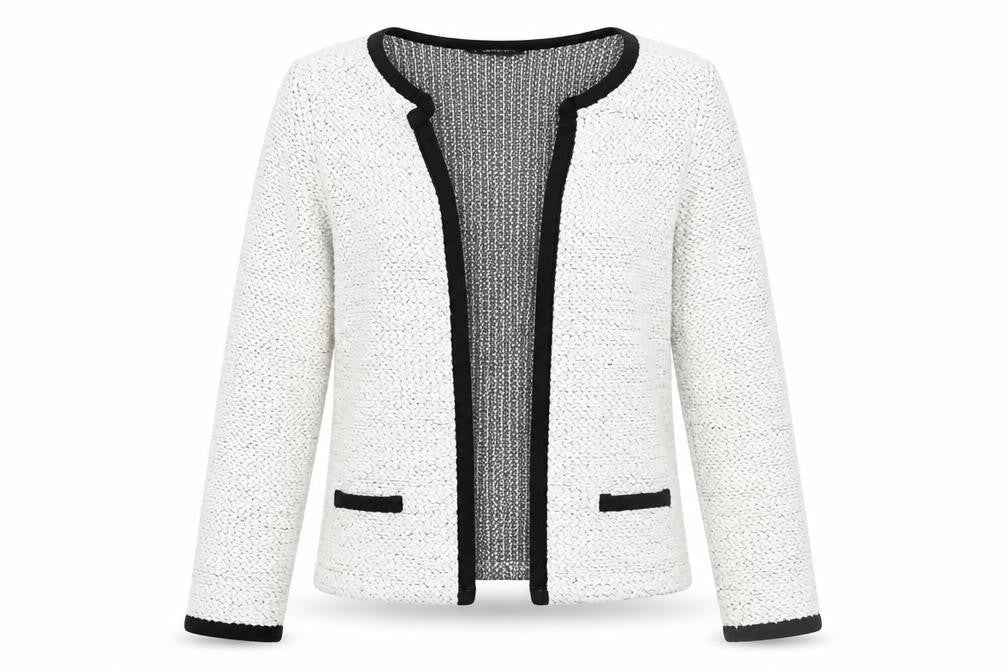 Zara Women’s White Basic Jacket - Classic Short Style