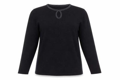 Joella Di Marco Women's Black Pullover Jumper Size S