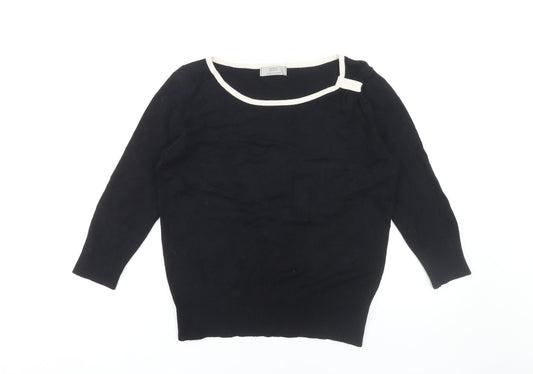Marks and Spencer Women's Black Pullover Jumper, Size 12