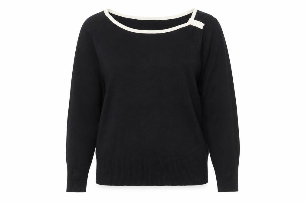 Marks & Spencer Women's Black Pullover Jumper, Size 12