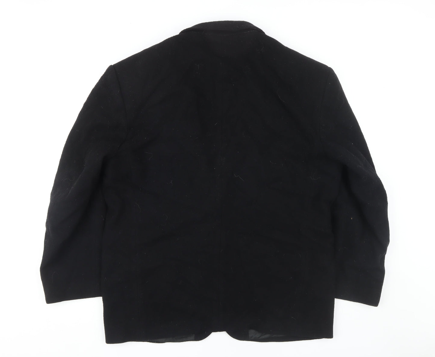 Classic Men's Black Wool Blazer 42R Jacket