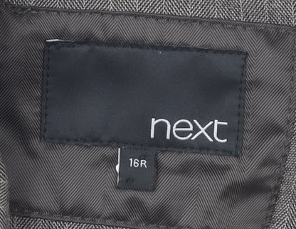 Next Women's Grey Suit Jacket Size 16 Regular