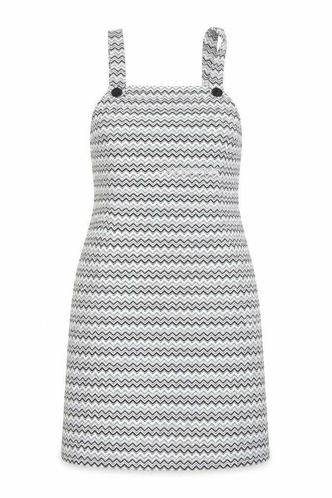 Red Herring Women's Chevron Pinafore Dress Size 14