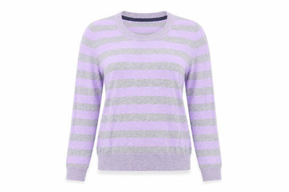 Dickins & Jones Women's Multicoloured Striped Pullover, Size S