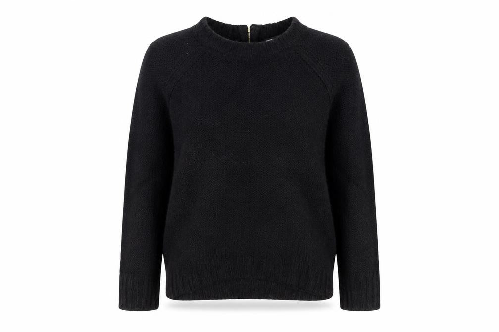 H&M Women’s Black Chunky-Knit Pullover Jumper XS