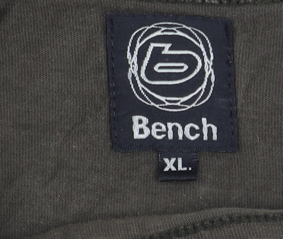 Bench Men's Green Graphic Jumper size XL
