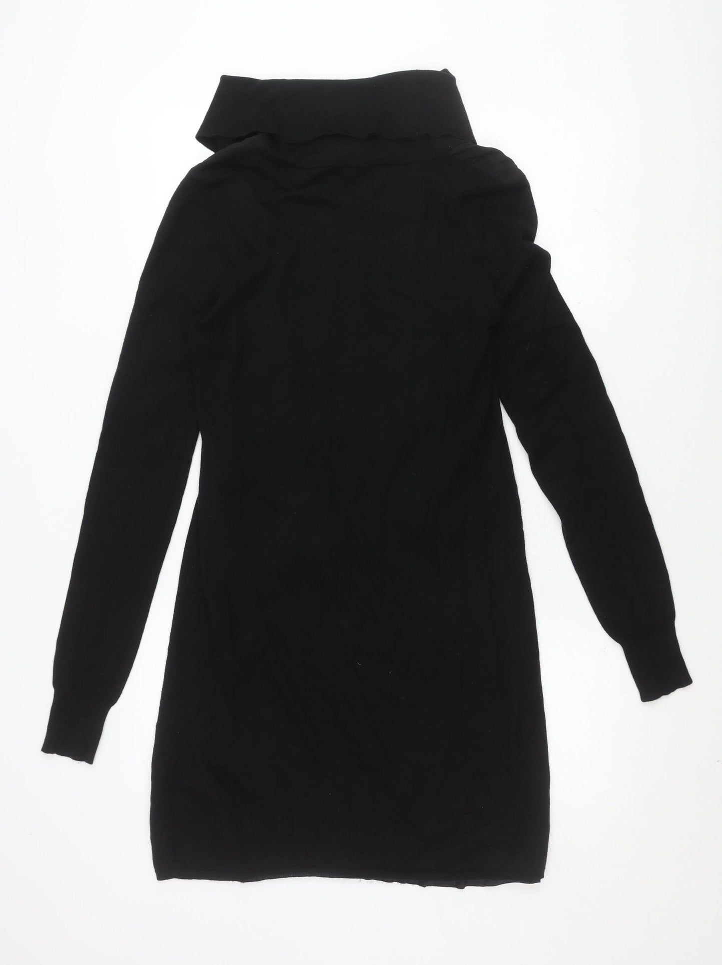 Patrizia Pepe Women's Black Dress, Size 6, Elegant Style