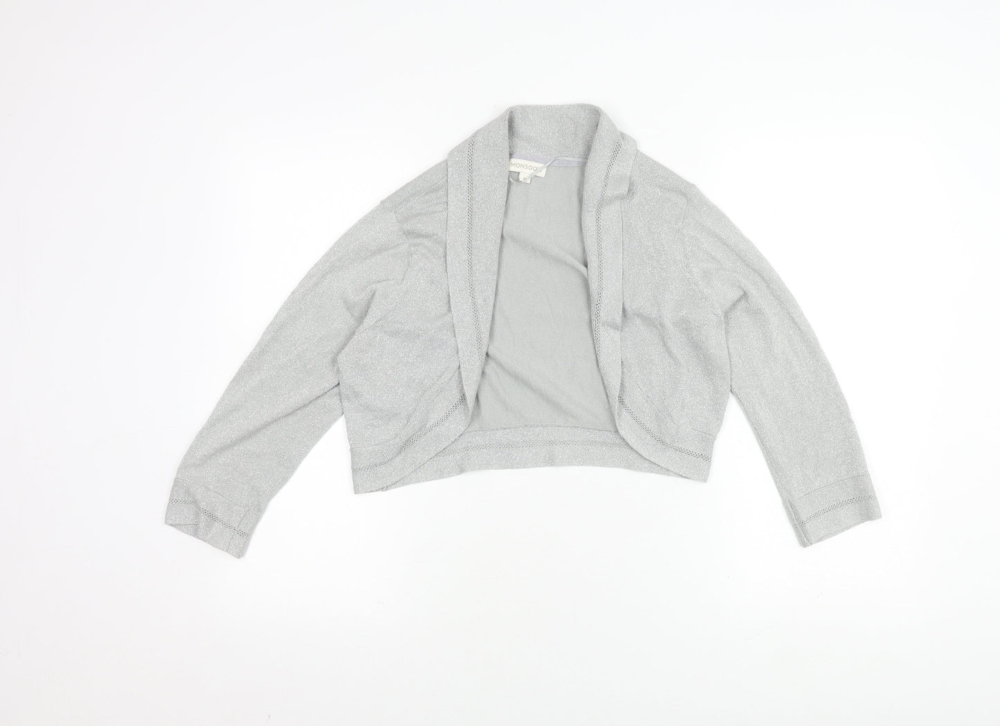 Monsoon Women’s Grey Shrug M - Knit Long Sleeve